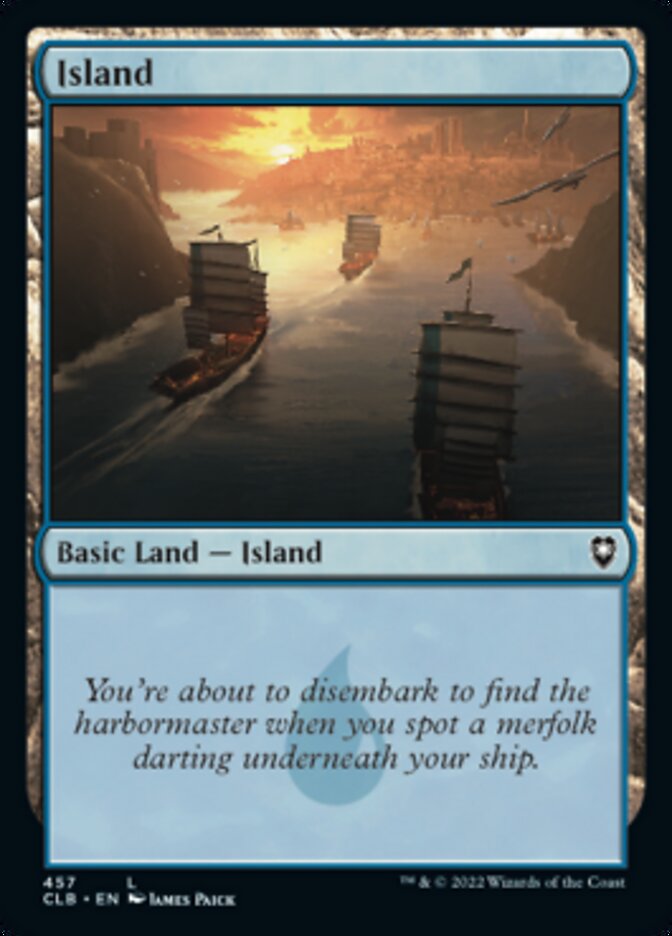 Island (457) [Commander Legends: Battle for Baldur's Gate] | Arkham Games and Comics