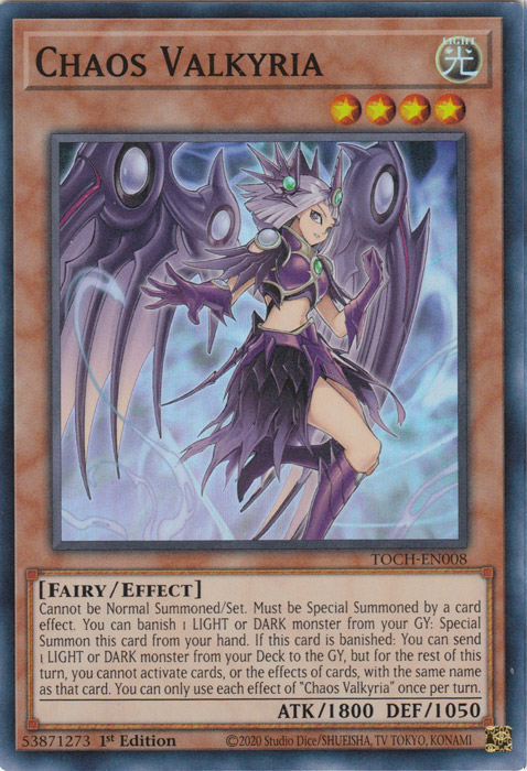 Chaos Valkyria [TOCH-EN008] Super Rare | Arkham Games and Comics