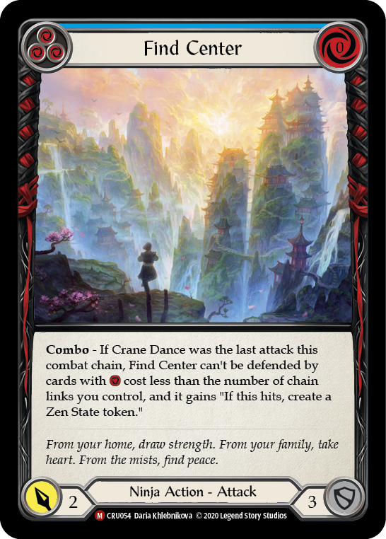 Find Center [CRU054] (Crucible of War)  1st Edition Rainbow Foil | Arkham Games and Comics