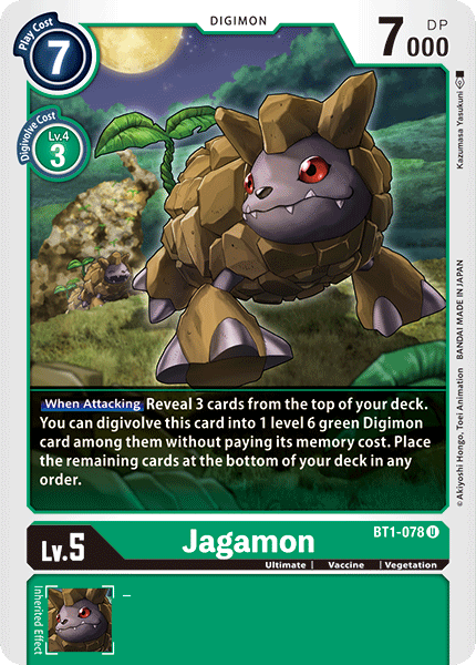 Jagamon [BT1-078] [Release Special Booster Ver.1.0] | Arkham Games and Comics