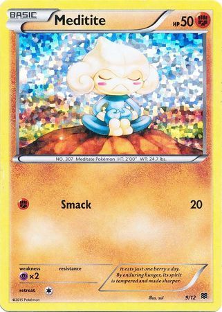 Meditite (9/12) [McDonald's Promos: 2015 Collection] | Arkham Games and Comics