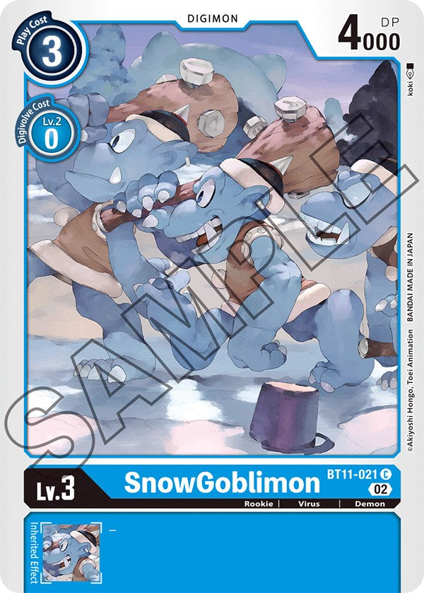 SnowGoblimon [BT11-021] [Dimensional Phase] | Arkham Games and Comics