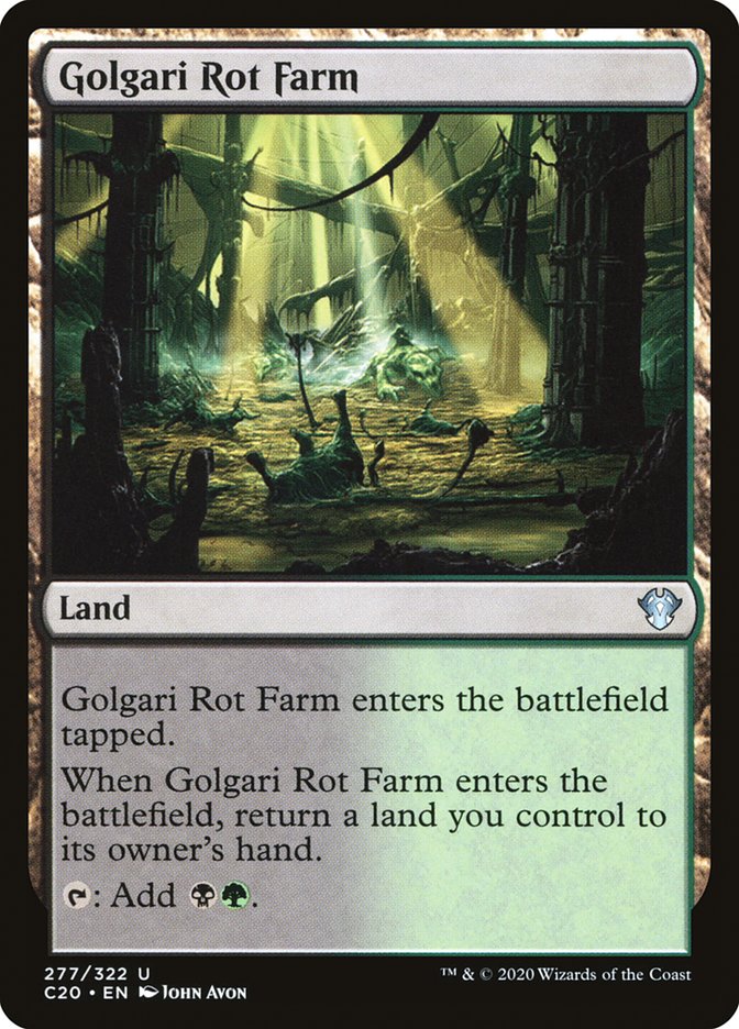 Golgari Rot Farm [Commander 2020] | Arkham Games and Comics