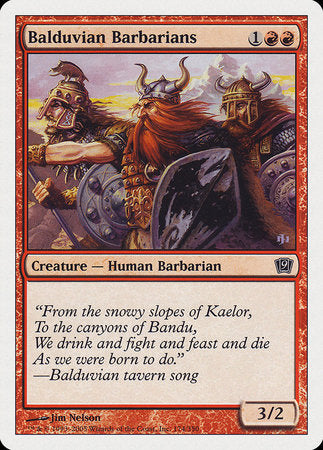 Balduvian Barbarians [Ninth Edition] | Arkham Games and Comics