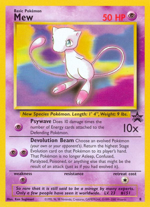 Mew (8) [Wizards of the Coast: Black Star Promos] | Arkham Games and Comics