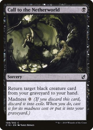 Call to the Netherworld [Commander 2019] | Arkham Games and Comics