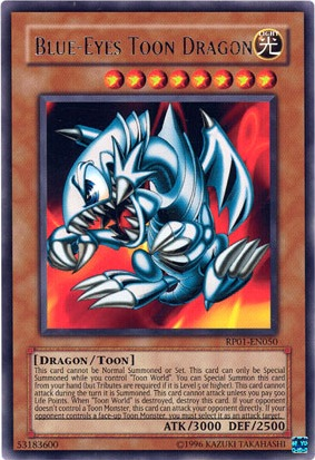 Blue-Eyes Toon Dragon [RP01-EN050] Rare | Arkham Games and Comics