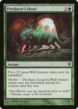 Predator's Howl [Conspiracy] | Arkham Games and Comics