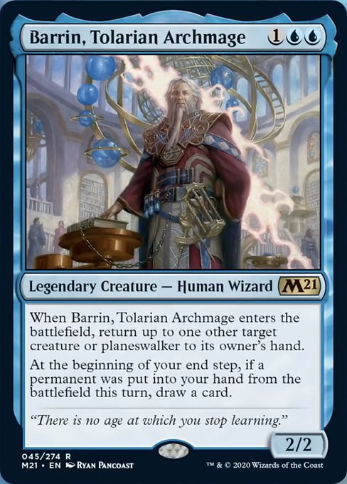 Barrin, Tolarian Archmage [Core Set 2021] | Arkham Games and Comics