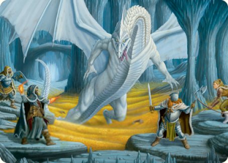 Cave of the Frost Dragon Art Card [Dungeons & Dragons: Adventures in the Forgotten Realms Art Series] | Arkham Games and Comics