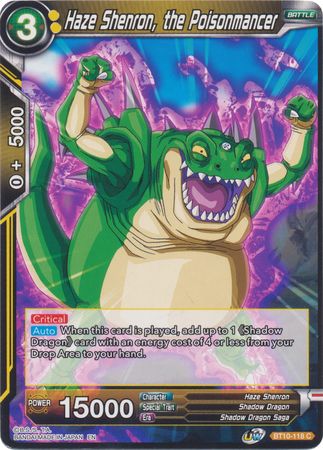 Haze Shenron, the Poisonmancer (BT10-118) [Rise of the Unison Warrior 2nd Edition] | Arkham Games and Comics