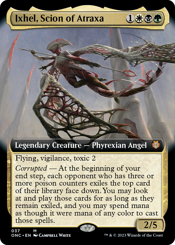 Ixhel, Scion of Atraxa (Extended Art) [Phyrexia: All Will Be One Commander] | Arkham Games and Comics