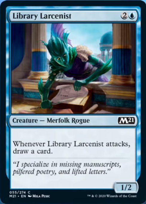 Library Larcenist [Core Set 2021] | Arkham Games and Comics