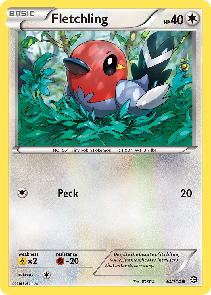 Fletchling (94/114) [XY: Steam Siege] | Arkham Games and Comics
