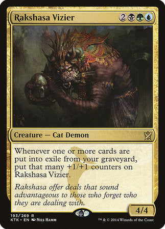 Rakshasa Vizier [Khans of Tarkir] | Arkham Games and Comics