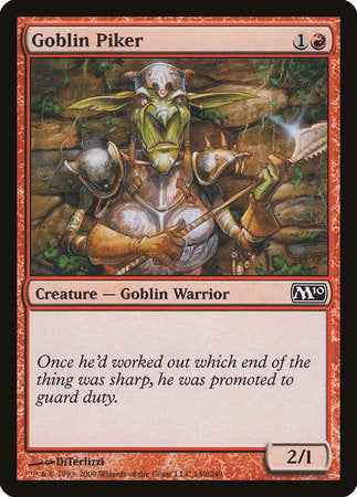 Goblin Piker [Magic 2010] | Arkham Games and Comics