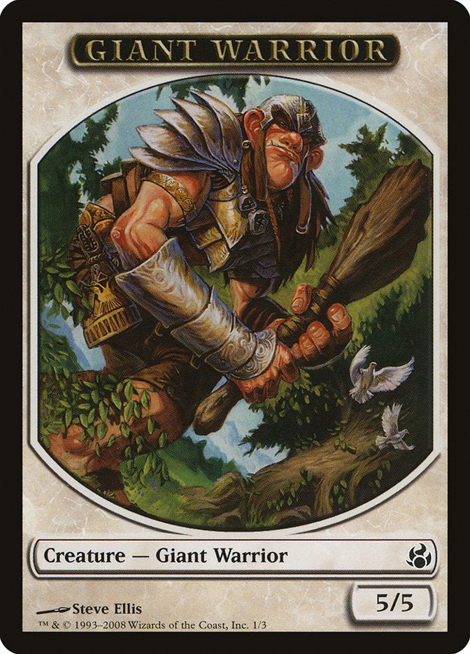 Giant Warrior [Morningtide Tokens] | Arkham Games and Comics