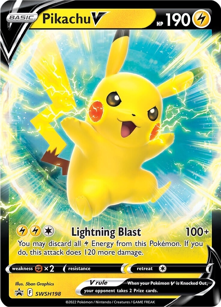 Pikachu V (SWSH198) [Sword & Shield: Black Star Promos] | Arkham Games and Comics