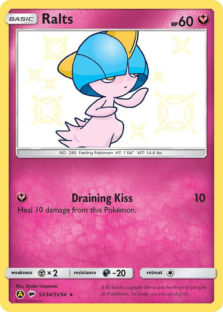 Ralts (SV34/SV94) [Sun & Moon: Hidden Fates - Shiny Vault] | Arkham Games and Comics