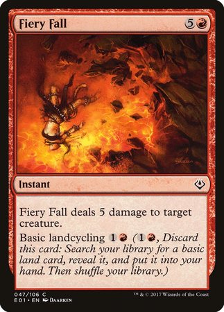 Fiery Fall [Archenemy: Nicol Bolas] | Arkham Games and Comics