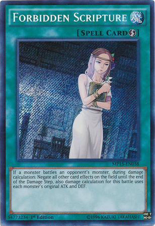 Forbidden Scripture [MP15-EN038] Secret Rare | Arkham Games and Comics