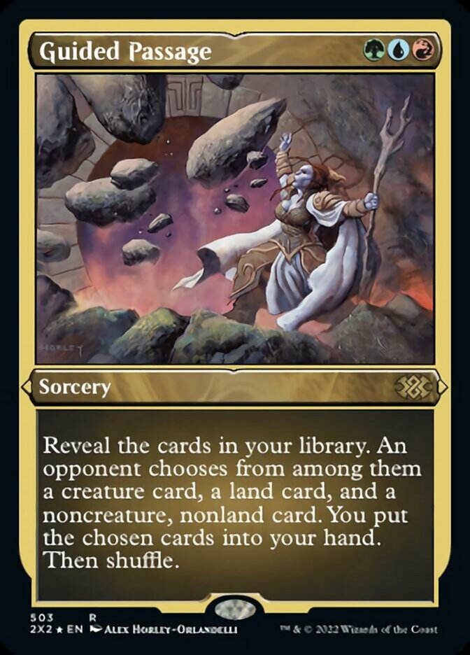 Guided Passage (Foil Etched) [Double Masters 2022] | Arkham Games and Comics