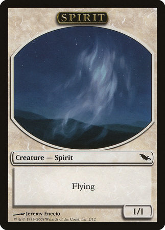 Spirit Token [Shadowmoor Tokens] | Arkham Games and Comics