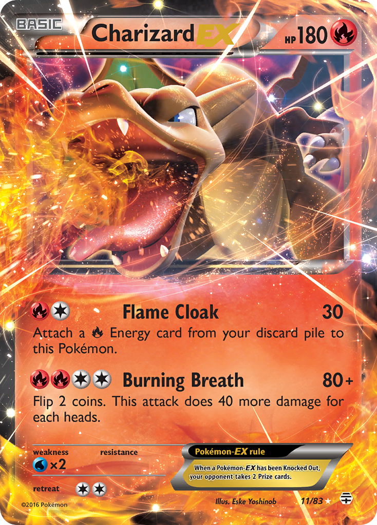 Charizard EX (11/83) [XY: Generations] | Arkham Games and Comics