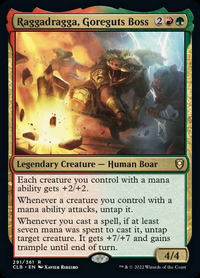 Raggadragga, Goreguts Boss [Commander Legends: Battle for Baldur's Gate] | Arkham Games and Comics