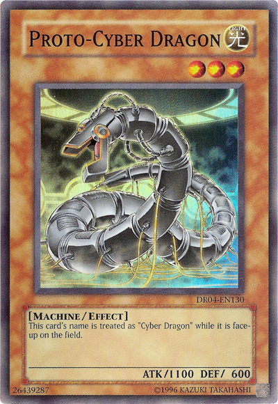 Proto-Cyber Dragon [DR04-EN130] Super Rare | Arkham Games and Comics