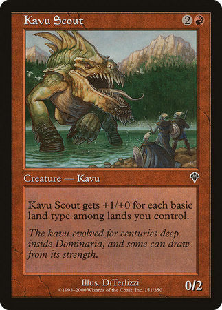 Kavu Scout [Invasion] | Arkham Games and Comics