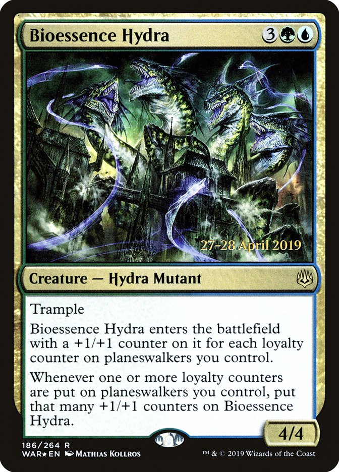 Bioessence Hydra  [War of the Spark Prerelease Promos] | Arkham Games and Comics