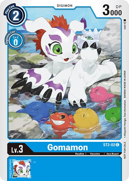 Gomamon [ST2-02] (Official Tournament Pack Vol.3) [Starter Deck: Cocytus Blue Promos] | Arkham Games and Comics