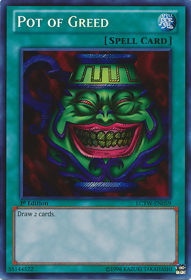 Pot of Greed [LCYW-EN059] Secret Rare | Arkham Games and Comics