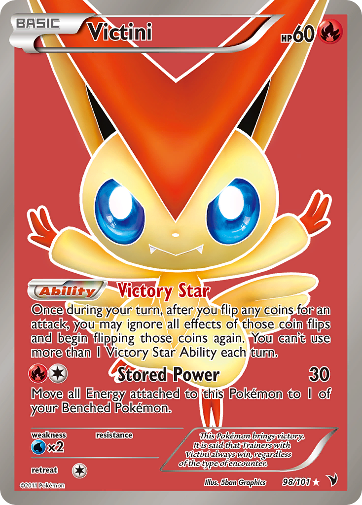 Victini (98/101) [Black & White: Noble Victories] | Arkham Games and Comics