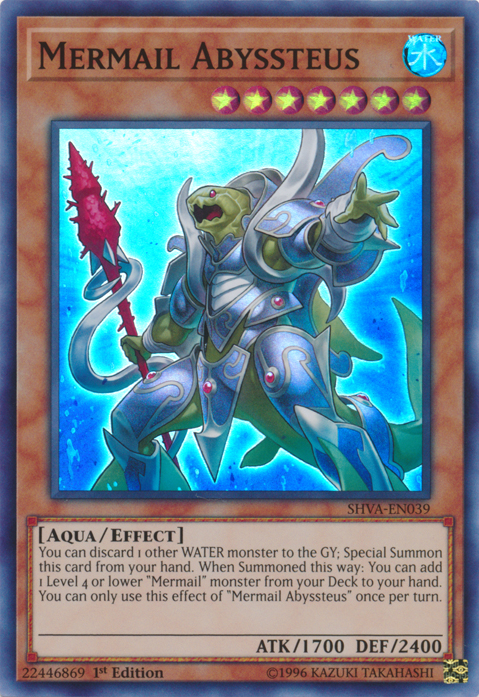 Mermail Abyssteus [SHVA-EN039] Super Rare | Arkham Games and Comics