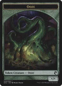 Ooze // Frog Lizard Token [Ravnica Allegiance: Guild Kits] | Arkham Games and Comics
