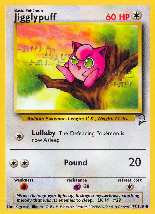 Jigglypuff (77/130) [Base Set 2] | Arkham Games and Comics