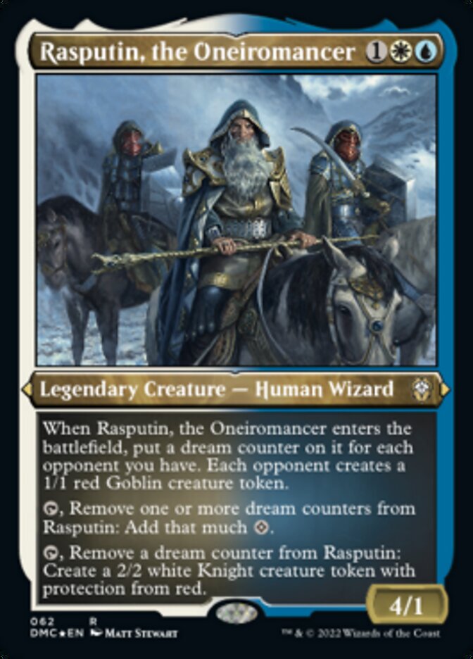 Rasputin, the Oneiromancer (Foil Etched) [Dominaria United Commander] | Arkham Games and Comics