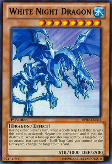 White Night Dragon [BP02-EN083] Rare | Arkham Games and Comics