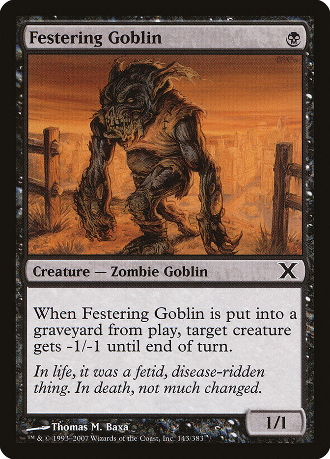 Festering Goblin [Tenth Edition] | Arkham Games and Comics