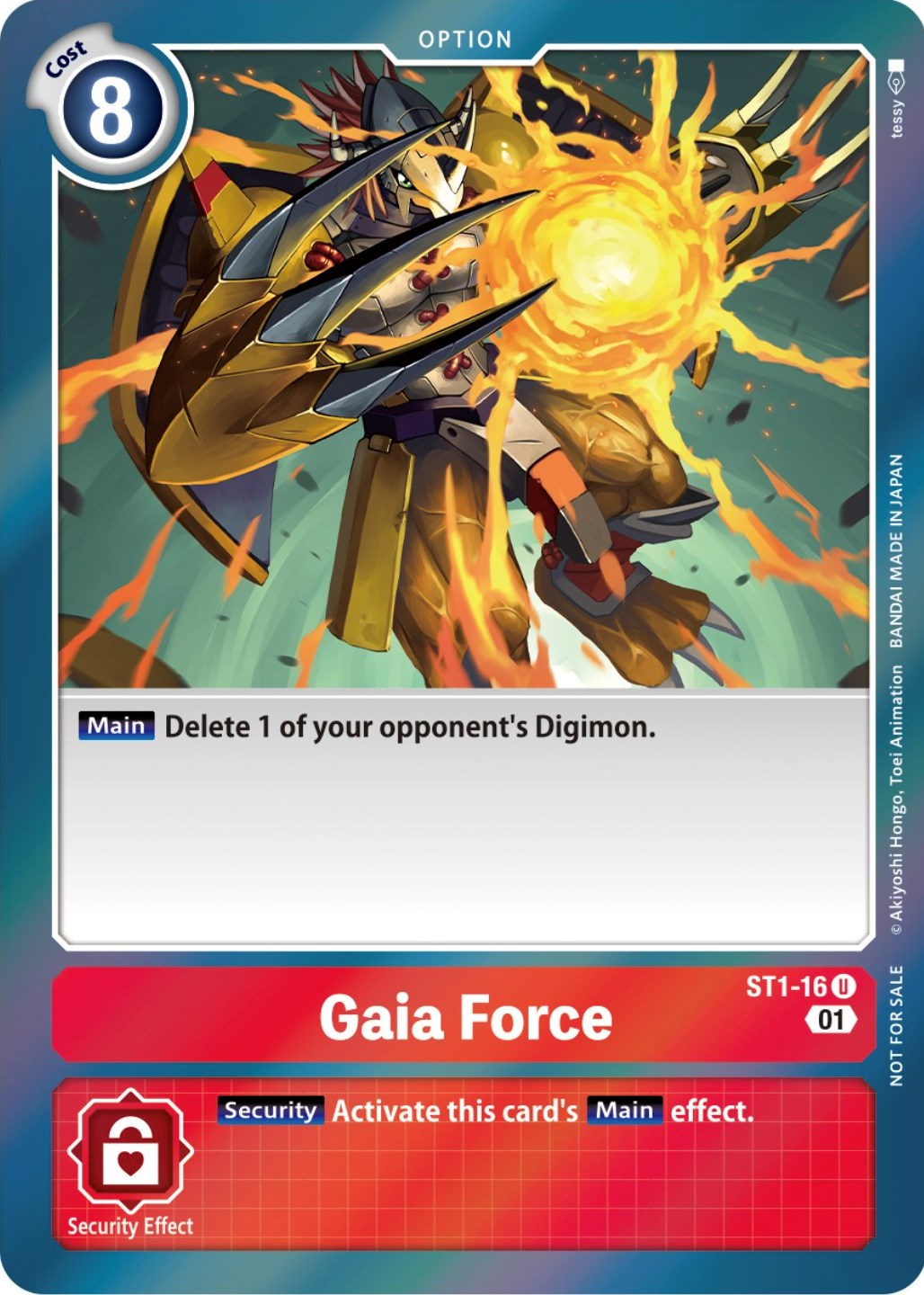 Gaia Force [ST1-16] (ST-11 Special Entry Pack) [Starter Deck: Gaia Red Promos] | Arkham Games and Comics