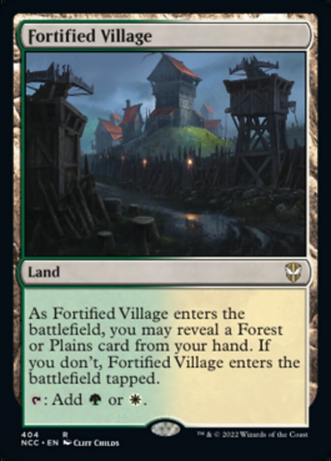 Fortified Village [Streets of New Capenna Commander] | Arkham Games and Comics