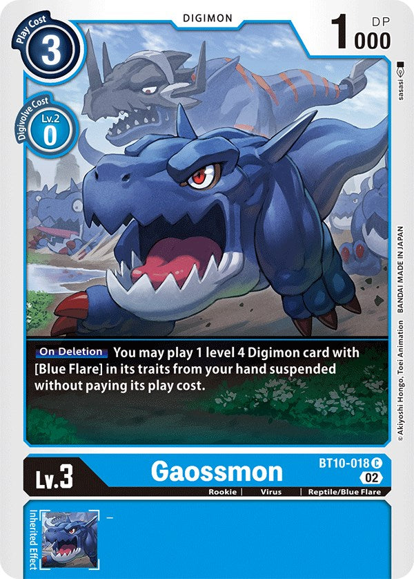 Gaossmon [BT10-018] [Xros Encounter] | Arkham Games and Comics