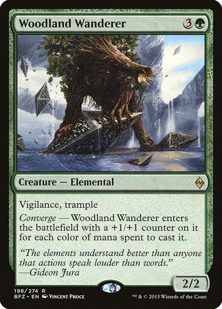 Woodland Wanderer [Battle for Zendikar] | Arkham Games and Comics
