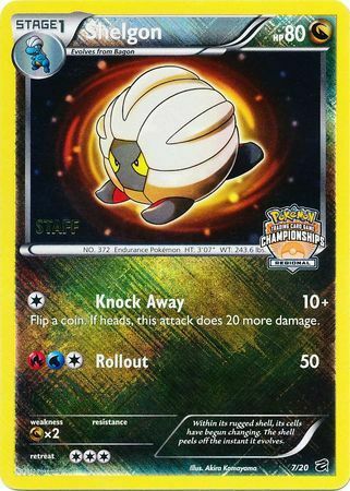 Shelgon (7/20) (Regional Championship Promo Staff) [Black & White: Dragon Vault] | Arkham Games and Comics