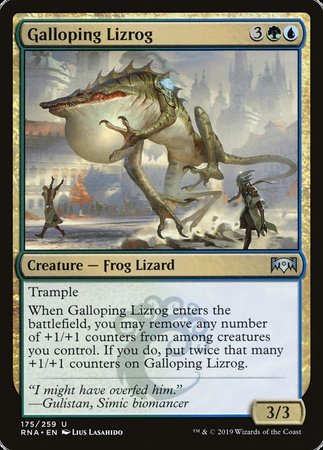 Galloping Lizrog [Ravnica Allegiance] | Arkham Games and Comics