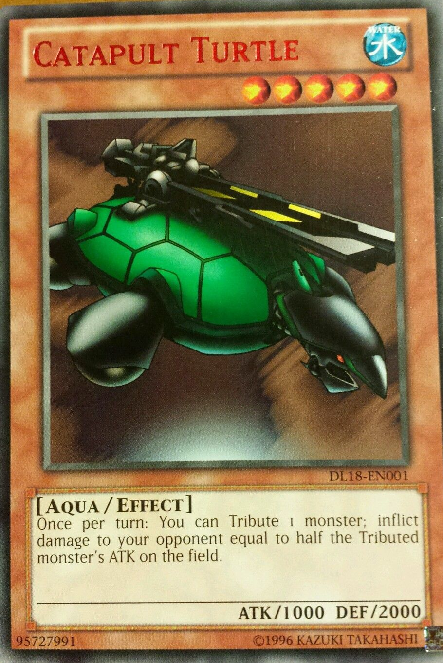 Catapult Turtle (Red) [DL18-EN001] Rare | Arkham Games and Comics