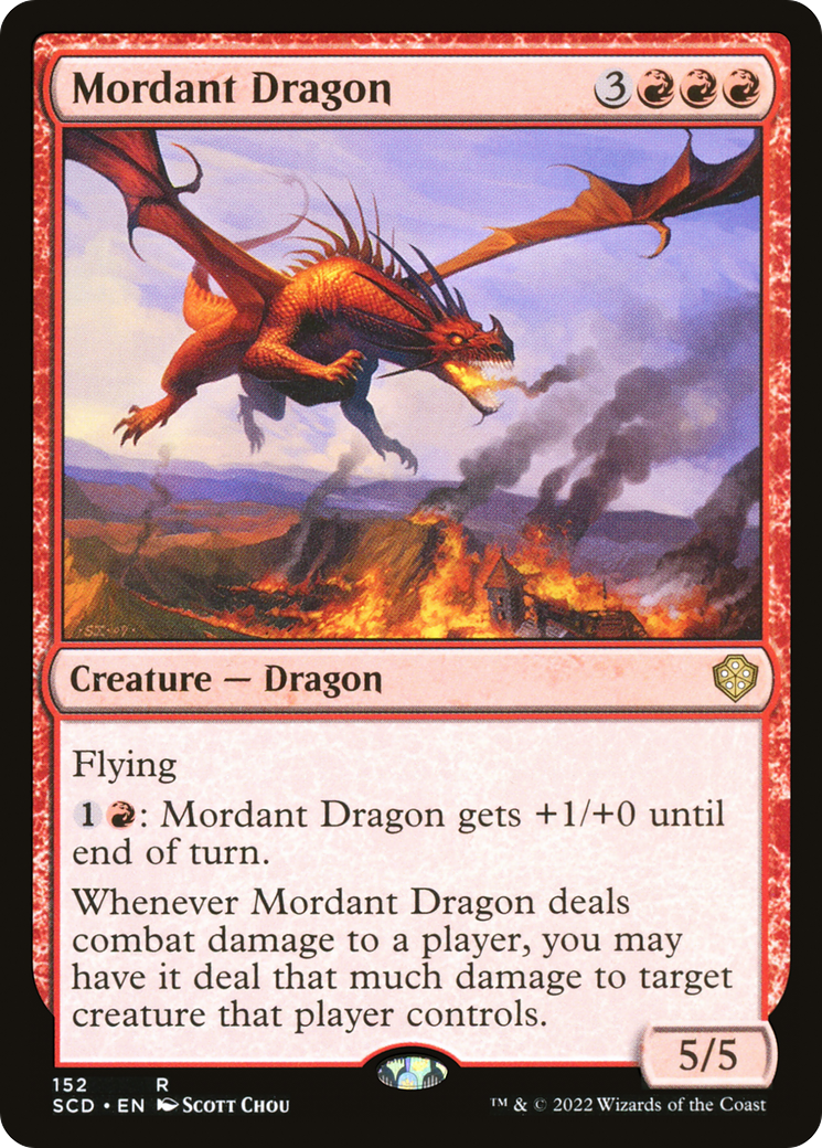 Mordant Dragon [Starter Commander Decks] | Arkham Games and Comics