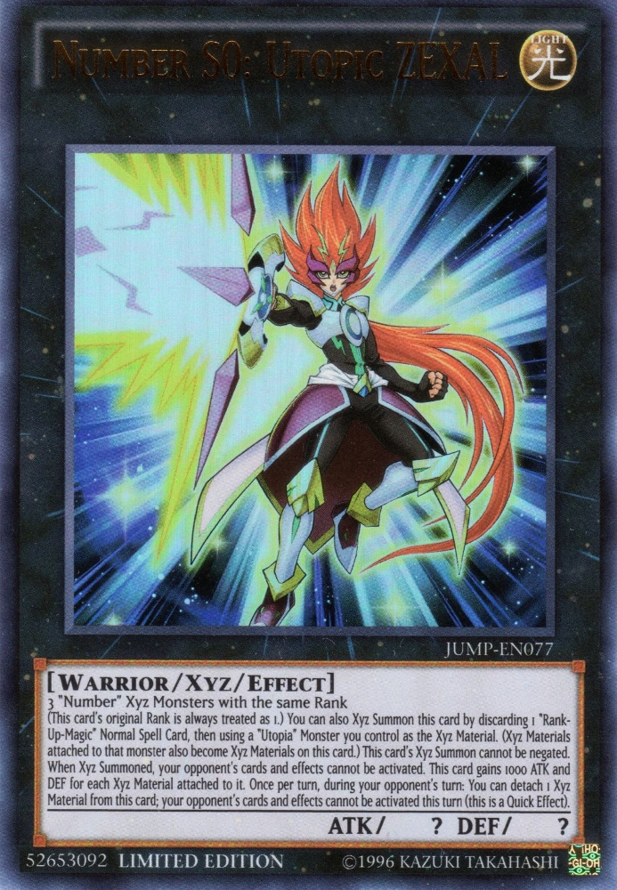 Number S0: Utopic ZEXAL [JUMP-EN077] Ultra Rare | Arkham Games and Comics